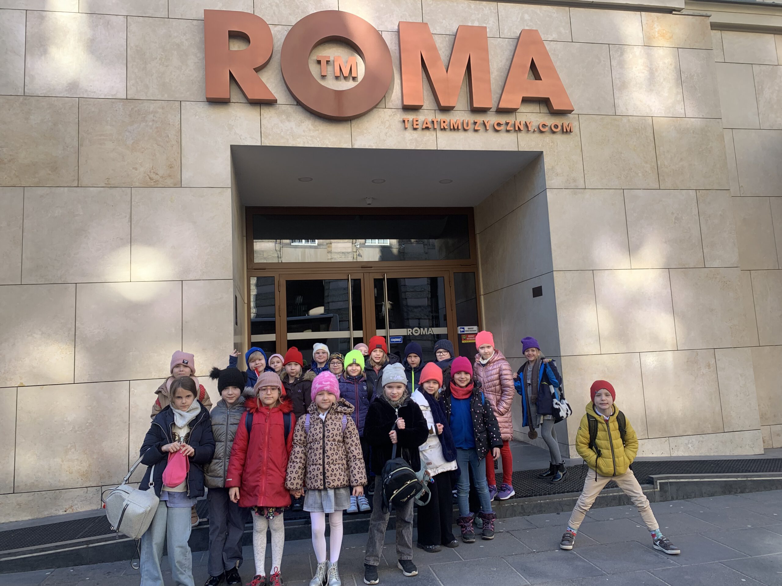 Klasa 1a i 1d w Teatrze Muzycznym Roma