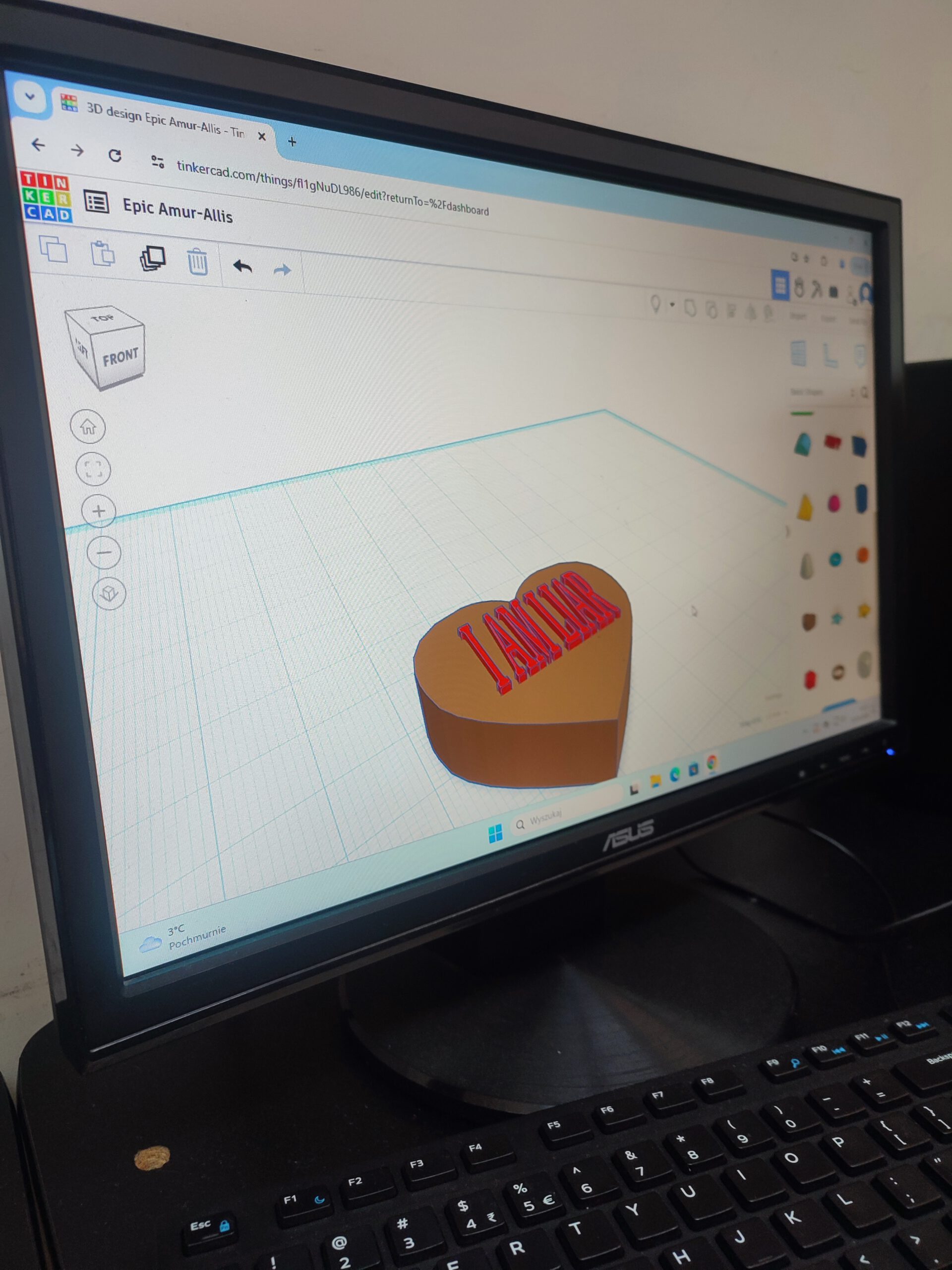 Lekcja grafiki 3D: Tworzenie serc-zawieszek