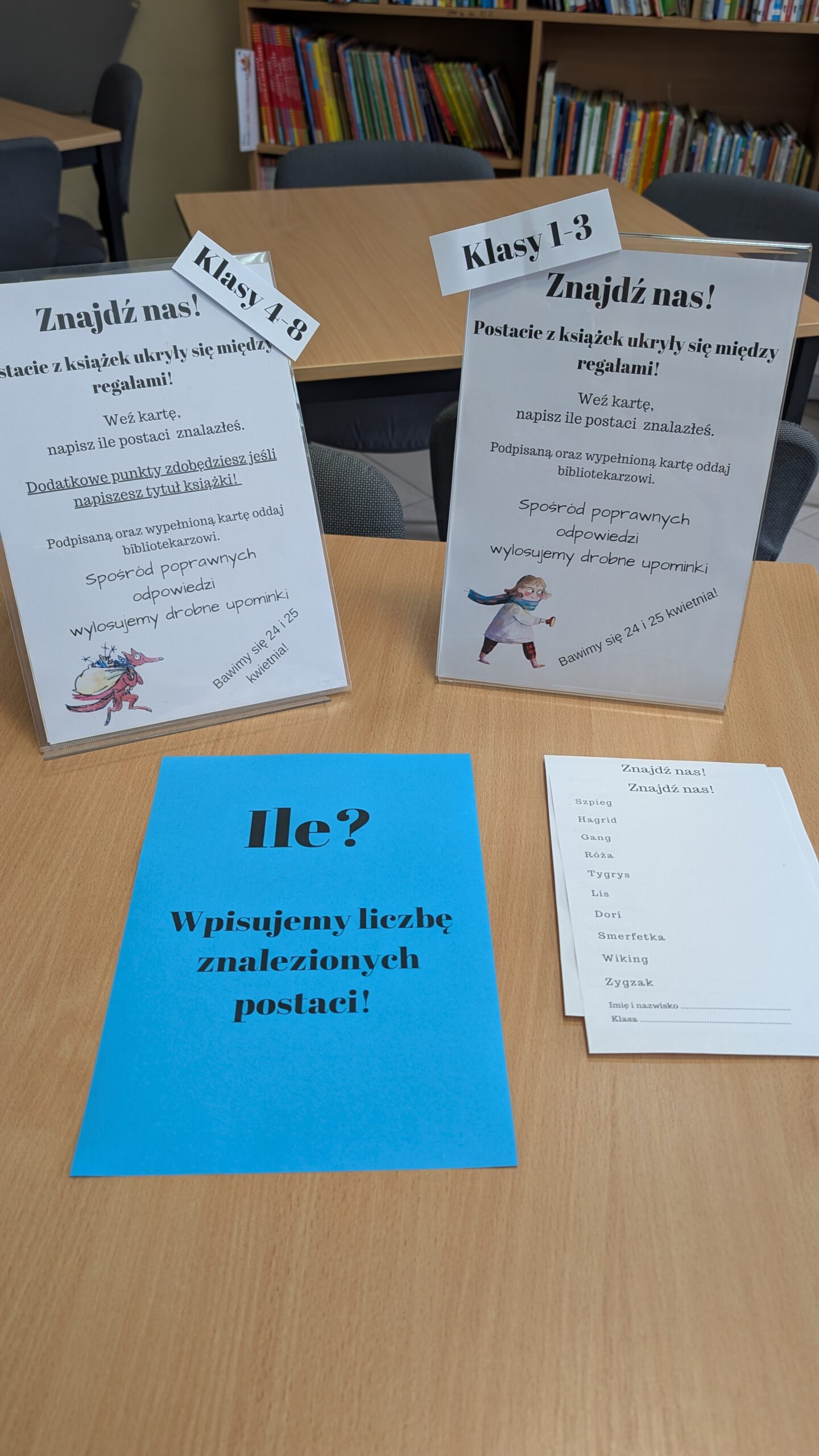 Światowy Dzień Książki i Praw Autorskich w szkolnej bibliotece