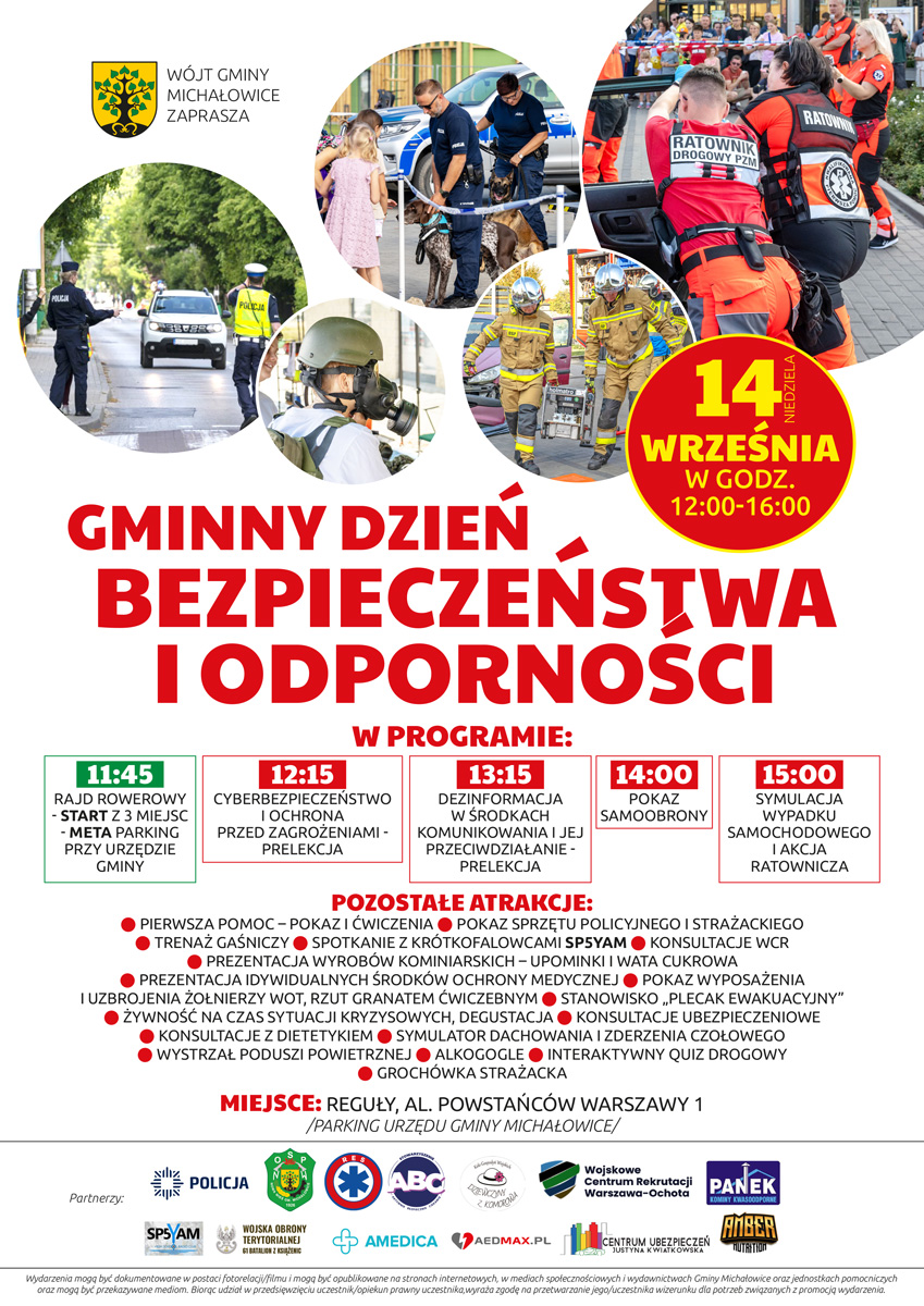 Zapraszamy na wydarzenia organizowane przez Gminę Michałowice