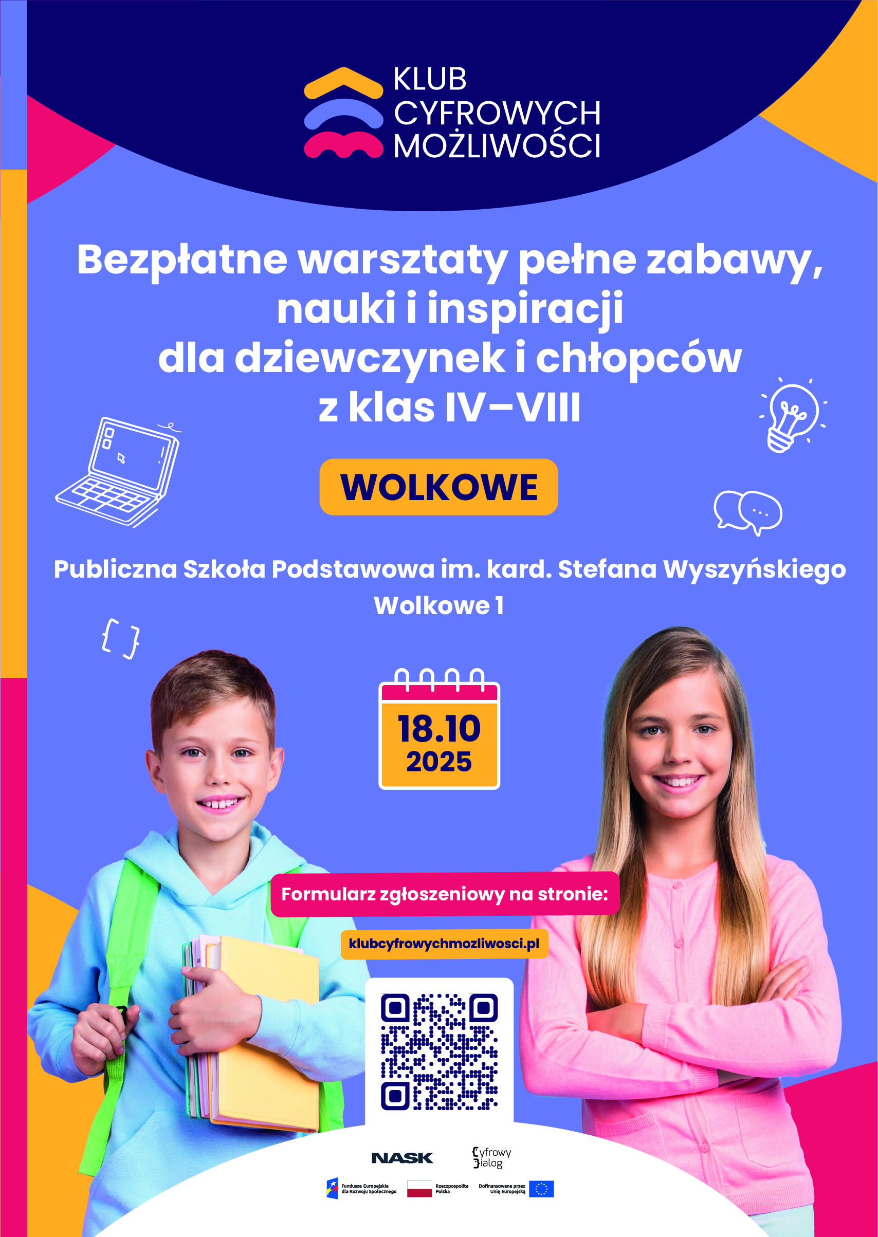 BEZPŁATNE WARSZTATY dla klas IV-VIII już w październiku w województwie mazowieckim