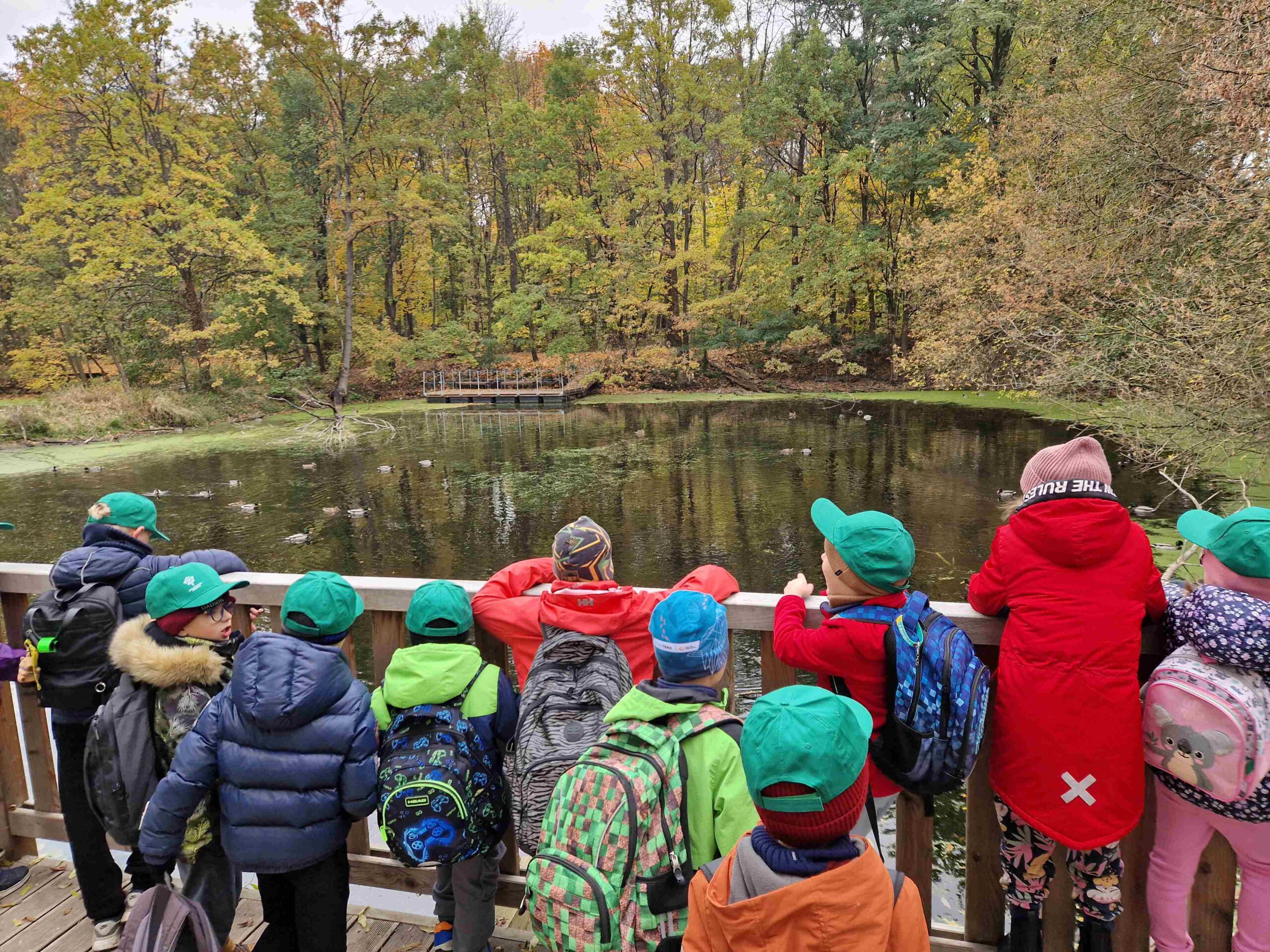 Lekcja przyrody w terenie.