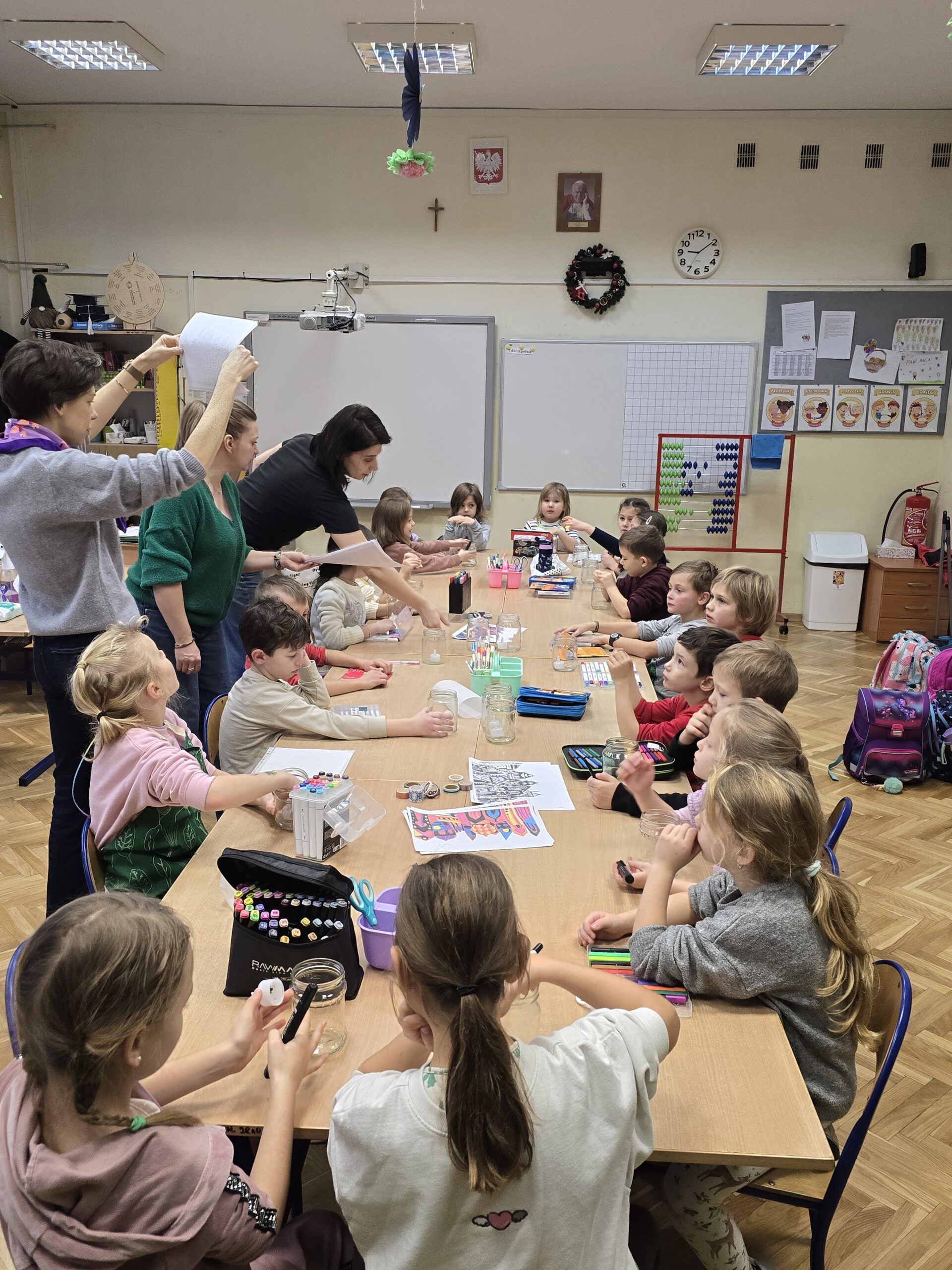 Warsztaty świąteczne w klasie 1d