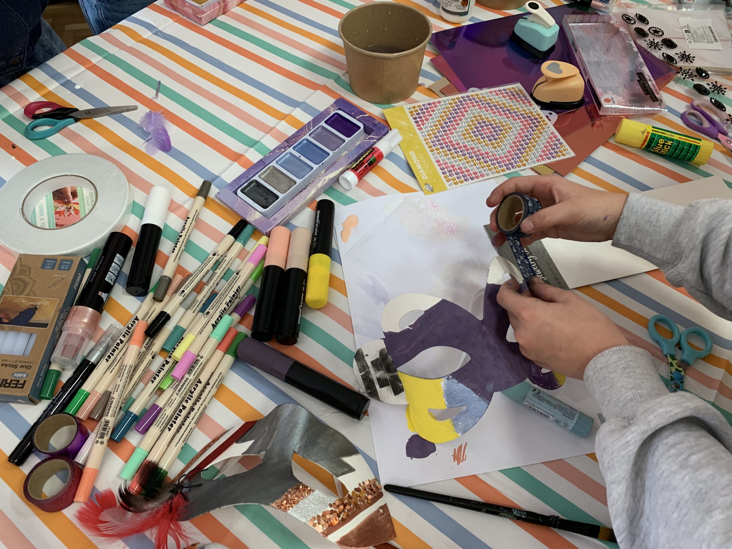 Warsztaty karnawałowe w klasie 3a