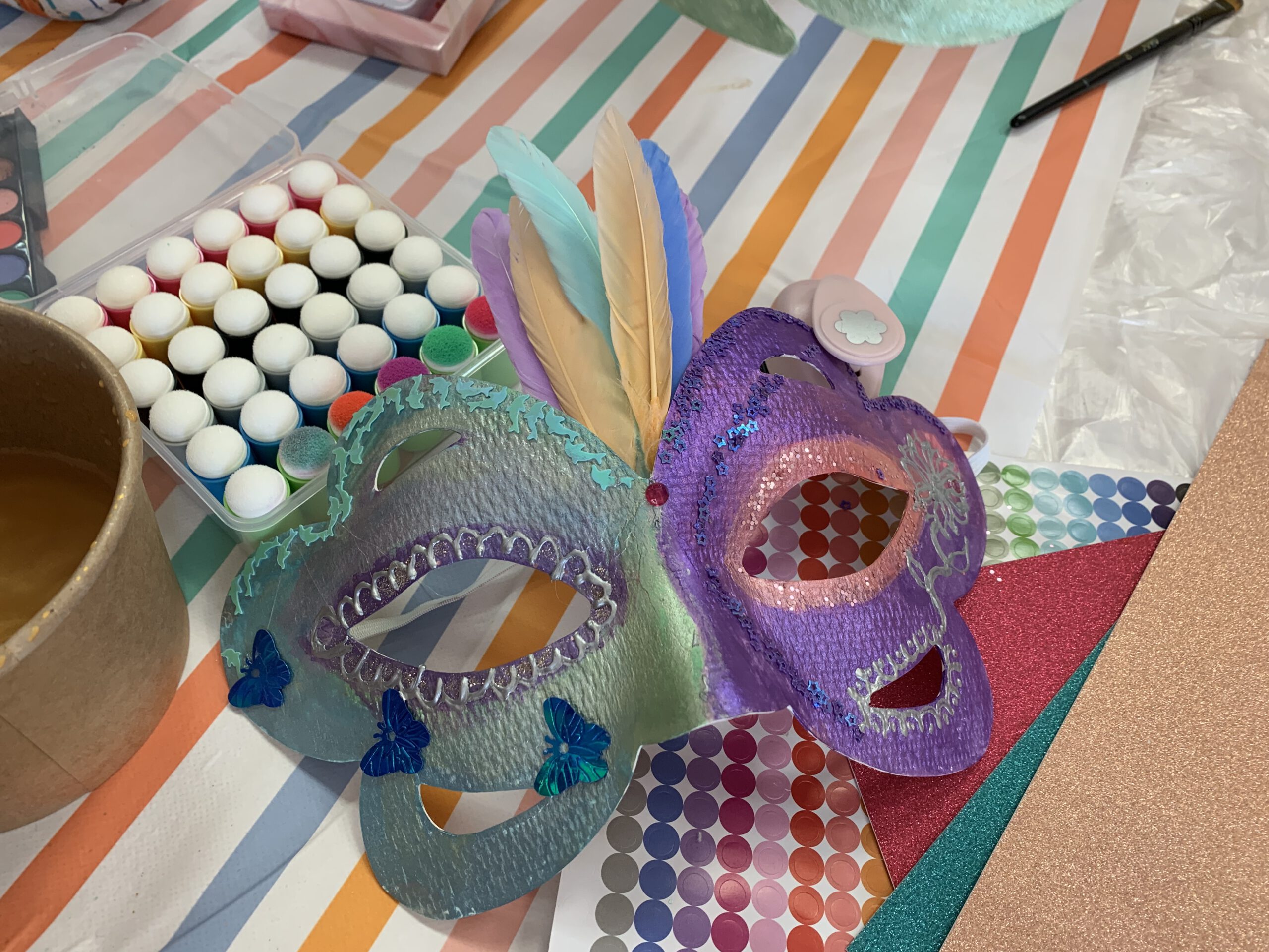 Warsztaty karnawałowe w klasie 3a