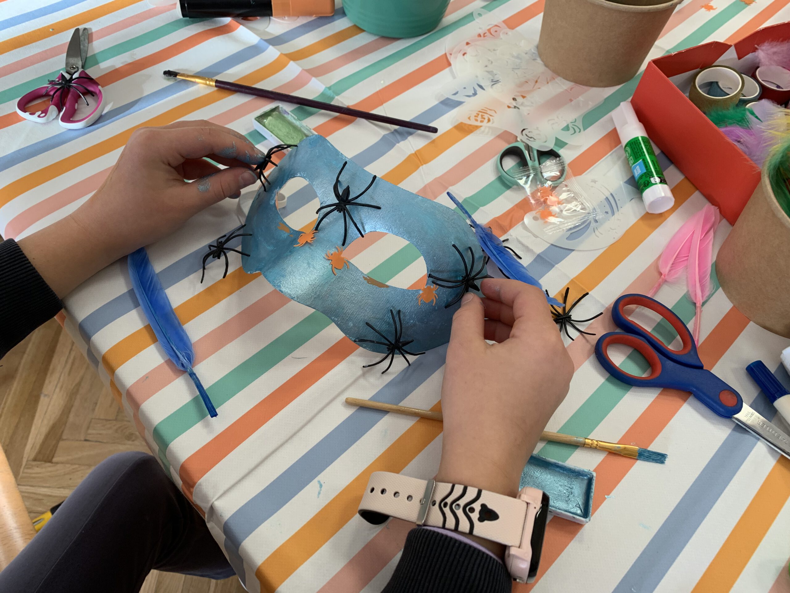 Warsztaty karnawałowe w klasie 3a