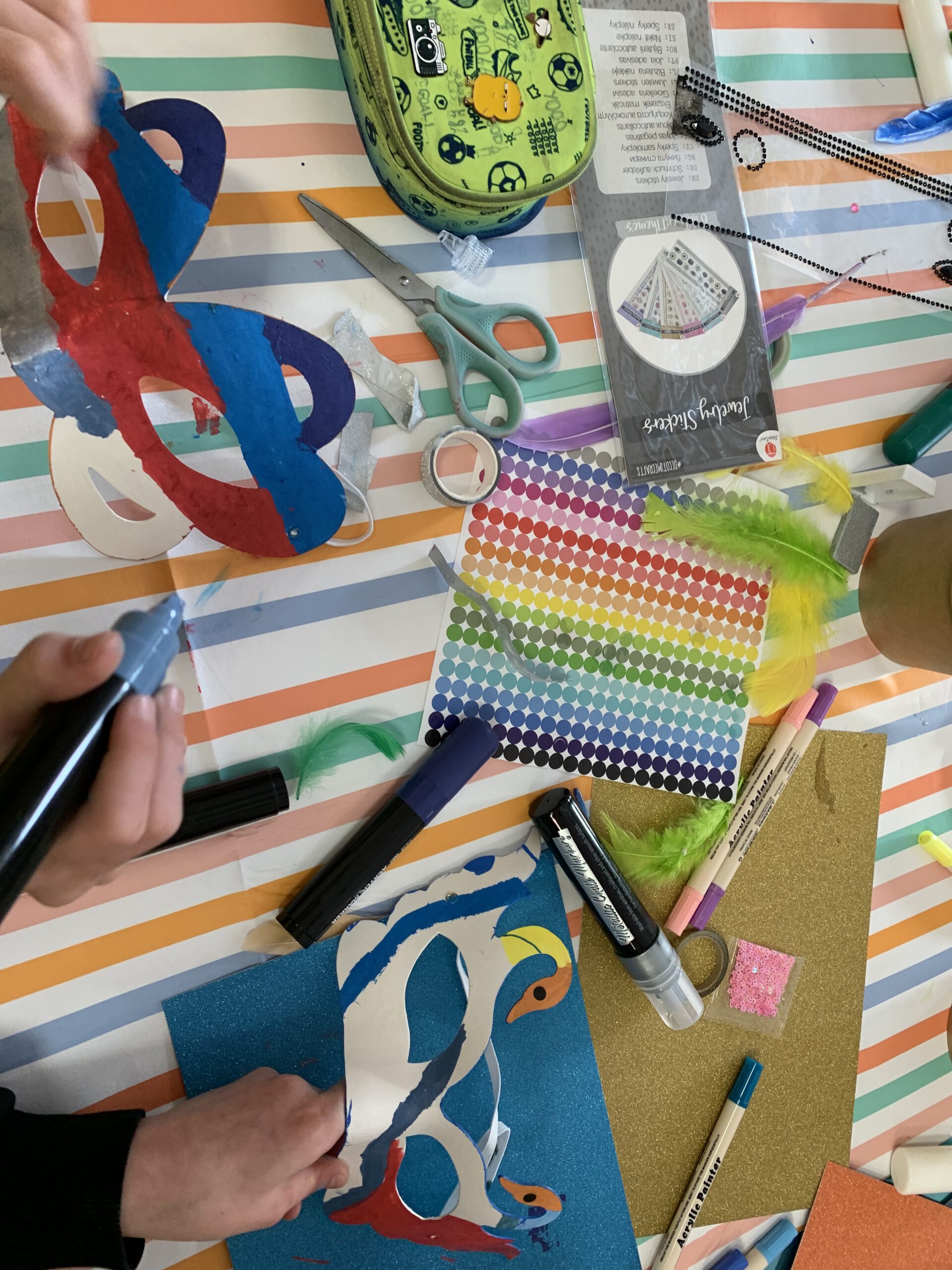 Warsztaty karnawałowe w klasie 3a