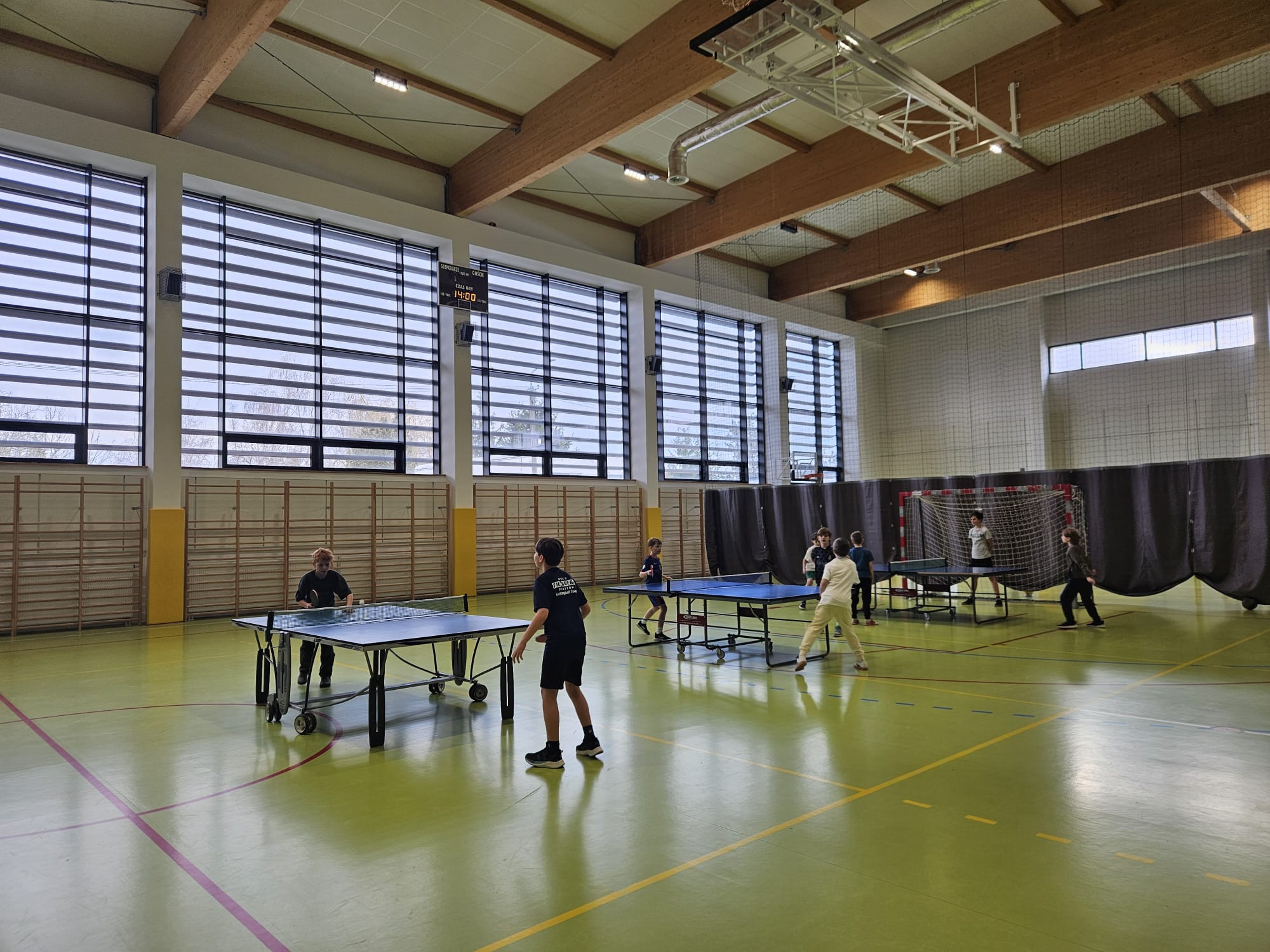 Szkolny Turniej Tenisa Stołowego dla klas 4-6