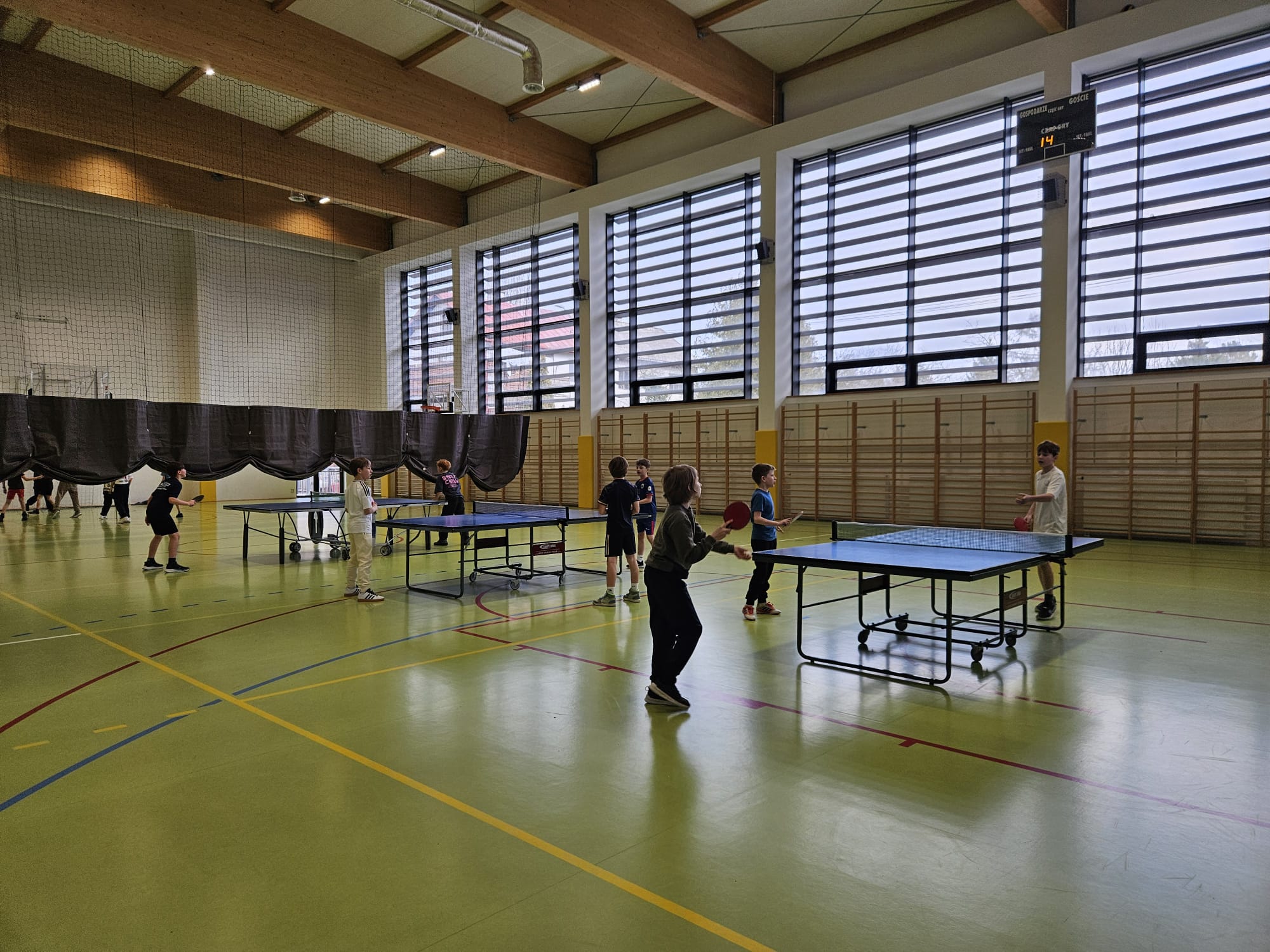 Szkolny Turniej Tenisa Stołowego dla klas 4-6