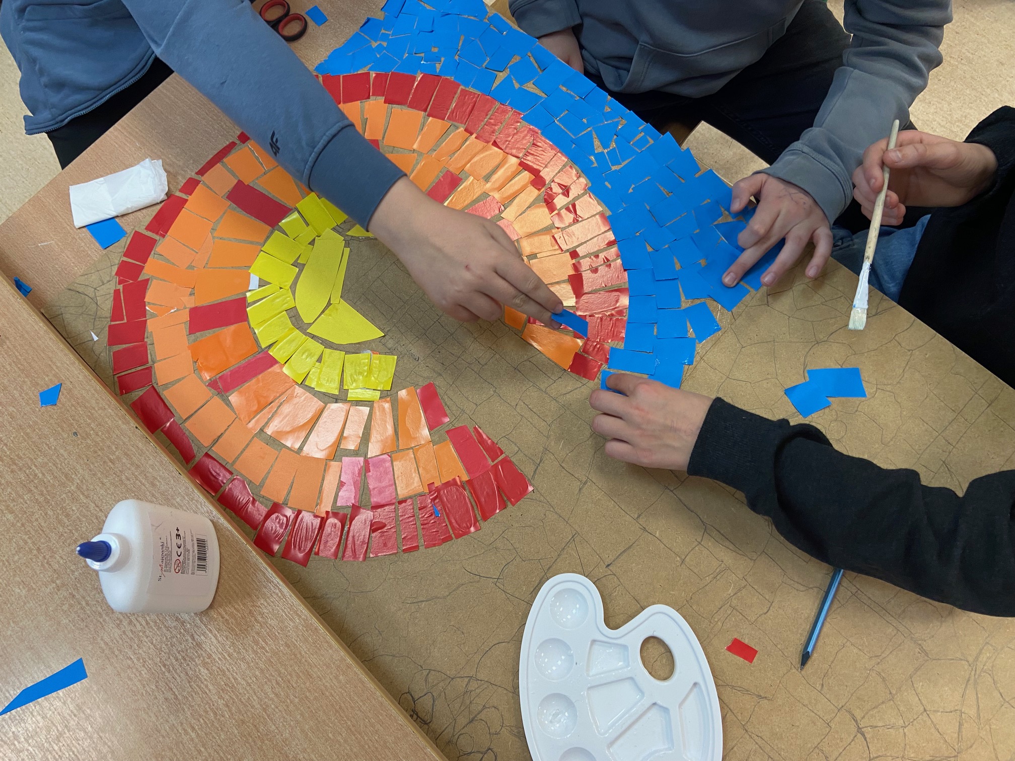 Prezentacja projektu klas 6 podczas Dnia Wiosny