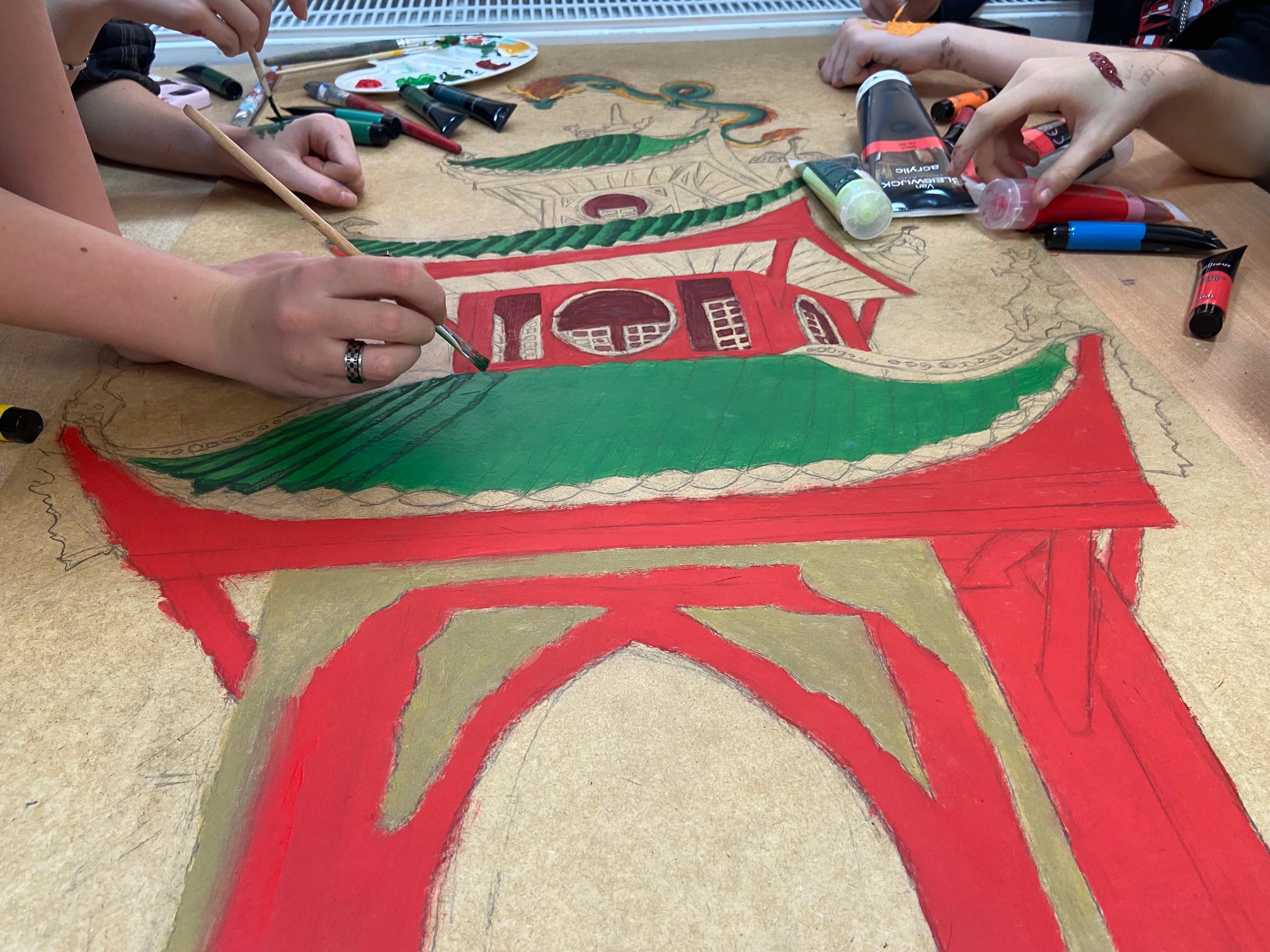 Prezentacja projektu klas 6 podczas Dnia Wiosny