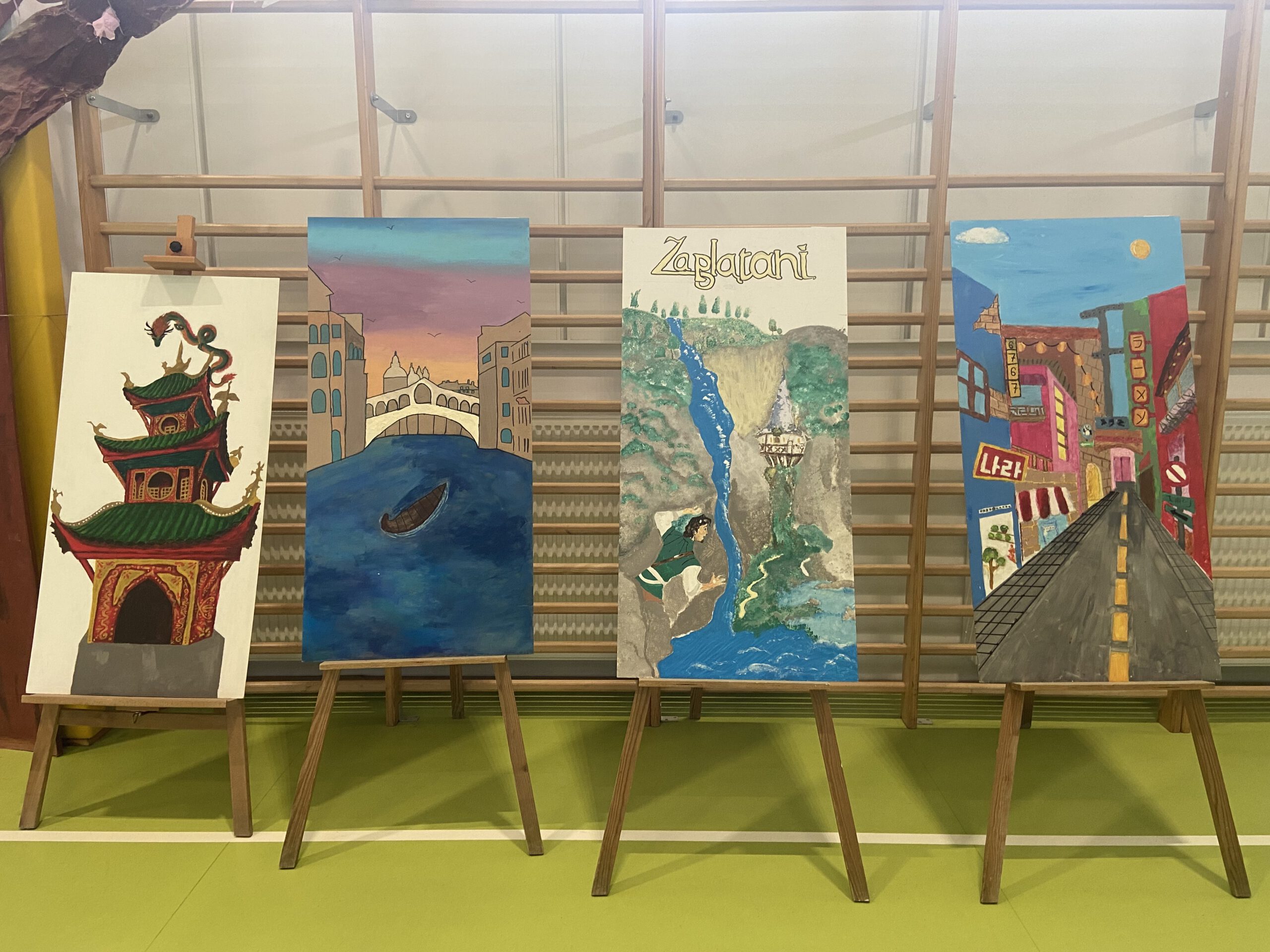 Prezentacja projektu klas 6 podczas Dnia Wiosny