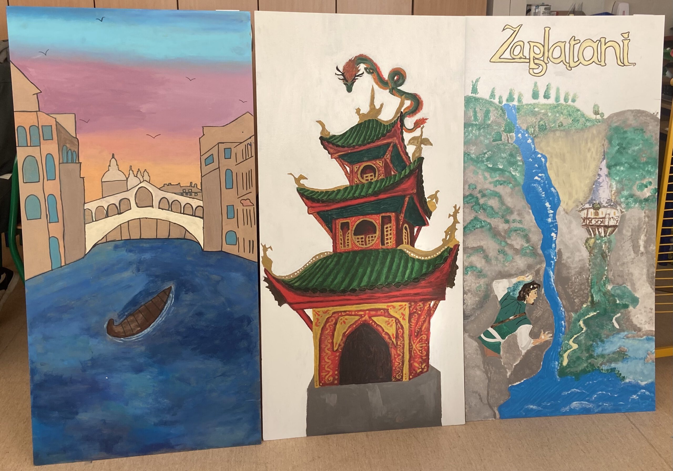 Prezentacja projektu klas 6 podczas Dnia Wiosny