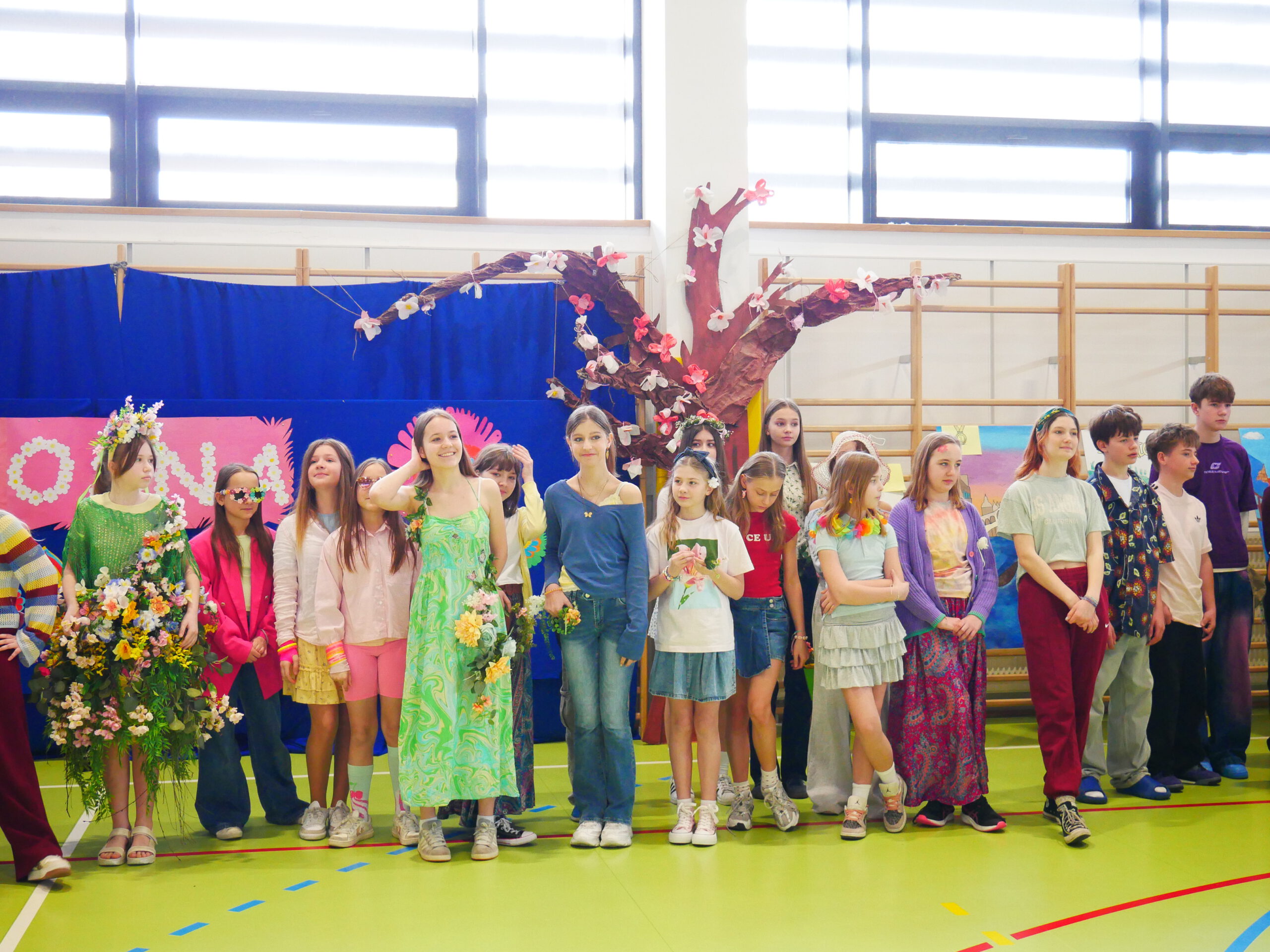 Tak powitaliśmy wiosnę w klasach 4–8!