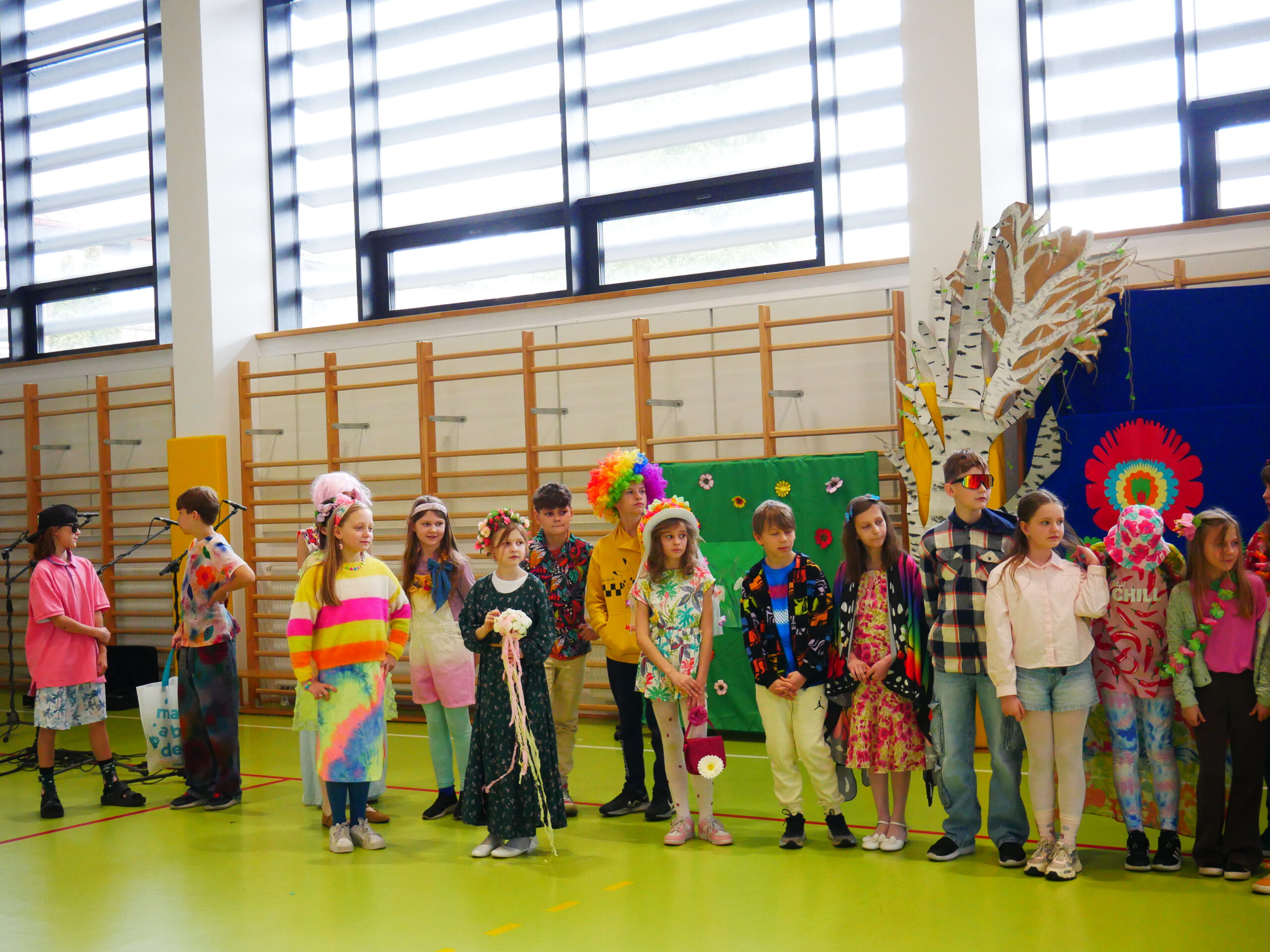 Tak powitaliśmy wiosnę w klasach 4–8!