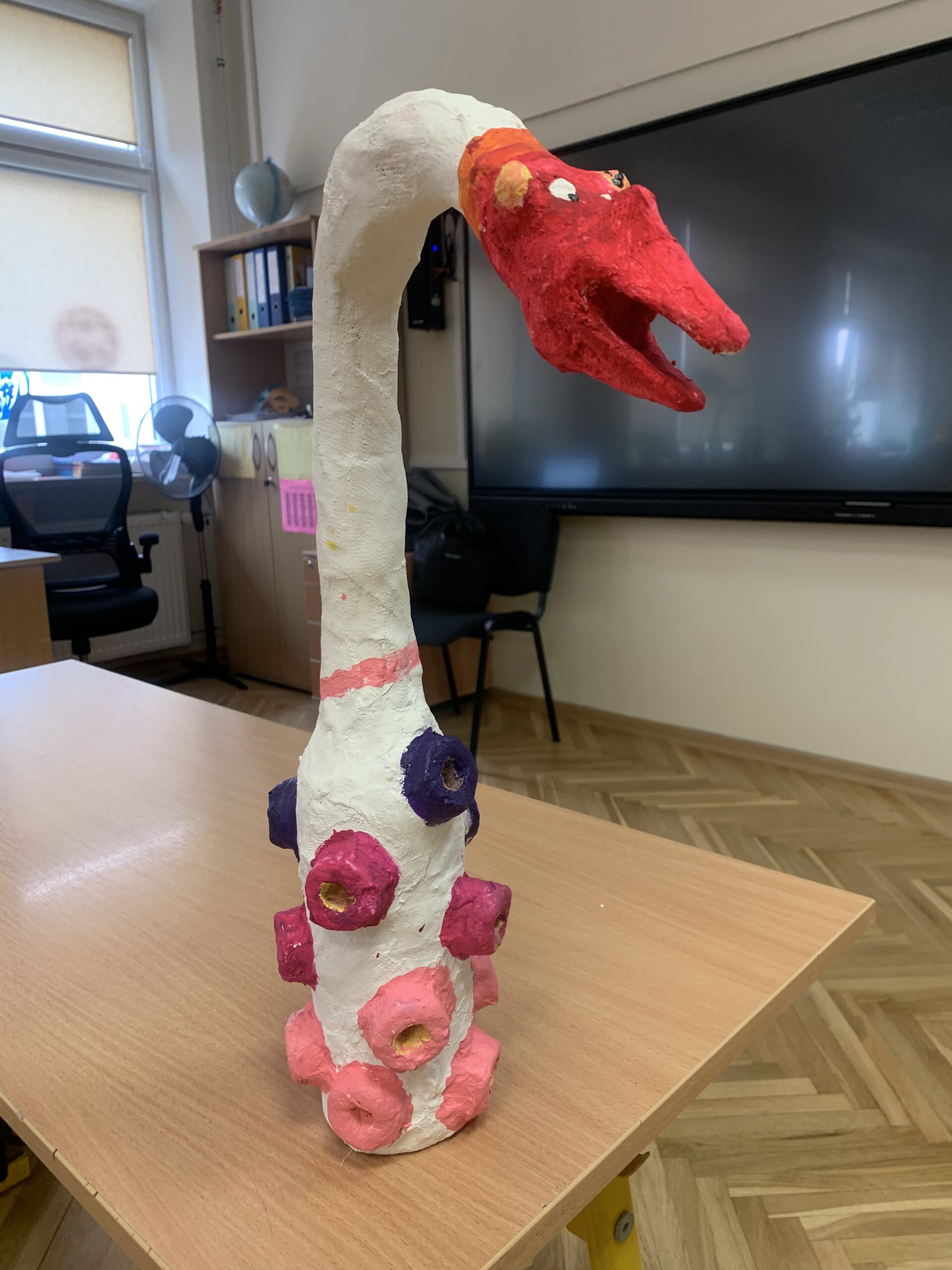 Warsztaty plastyczne w klasie 3a