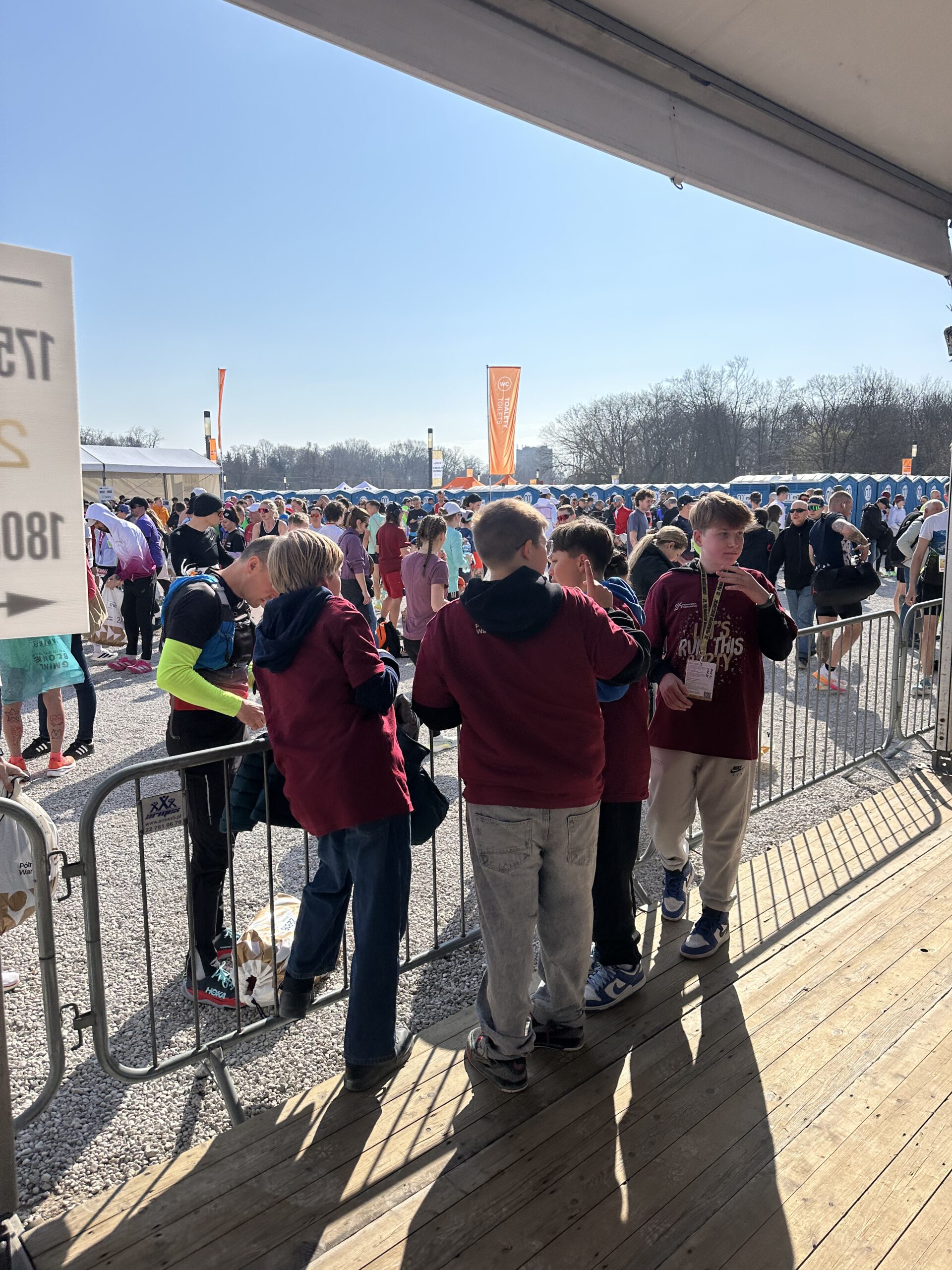 Wolontariusze na 20. Półmaratonie Warszawskim