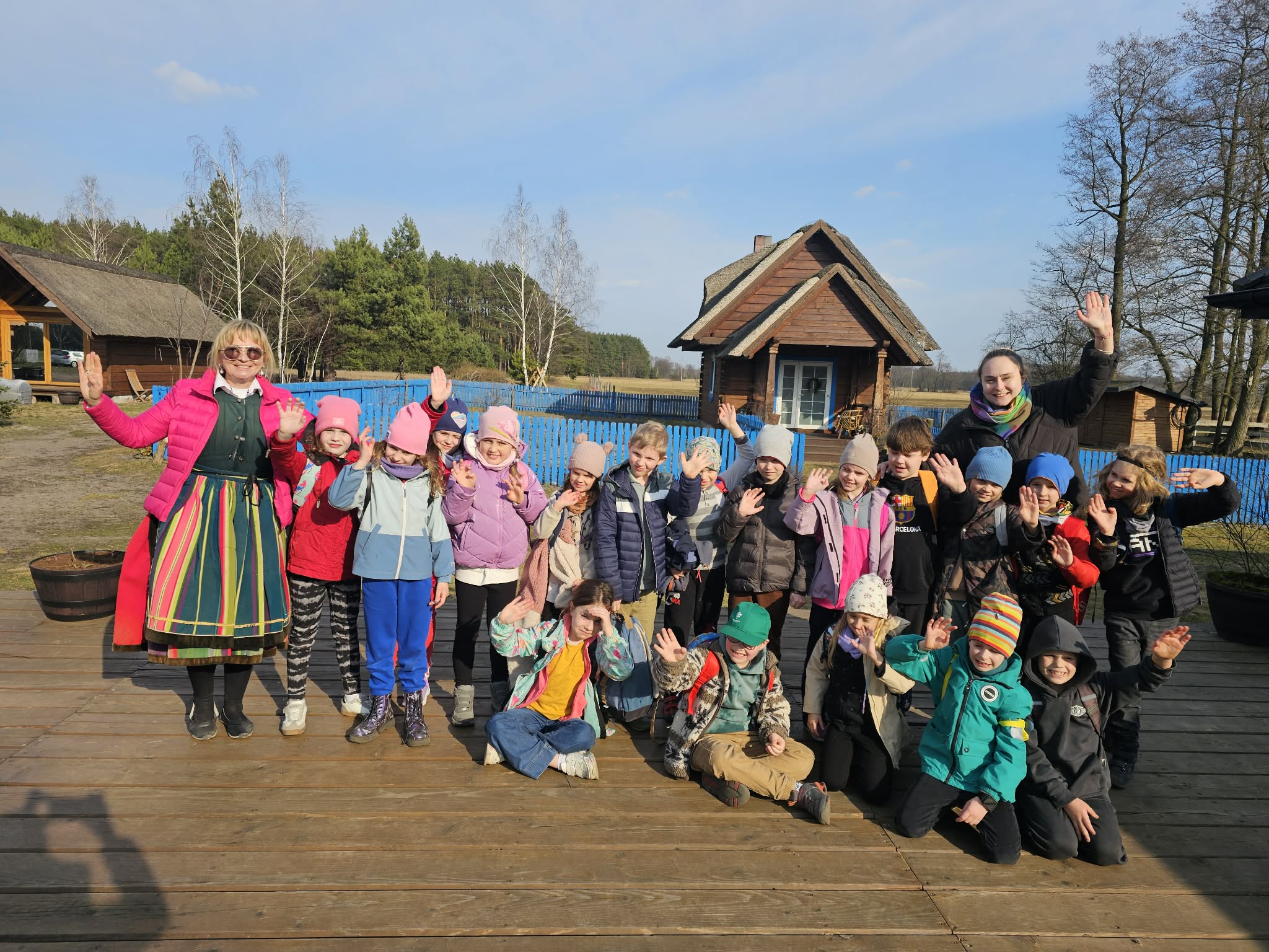 Wycieczka klas pierwszych do gospodarstwa edukacyjnego “Cuda Wianki”