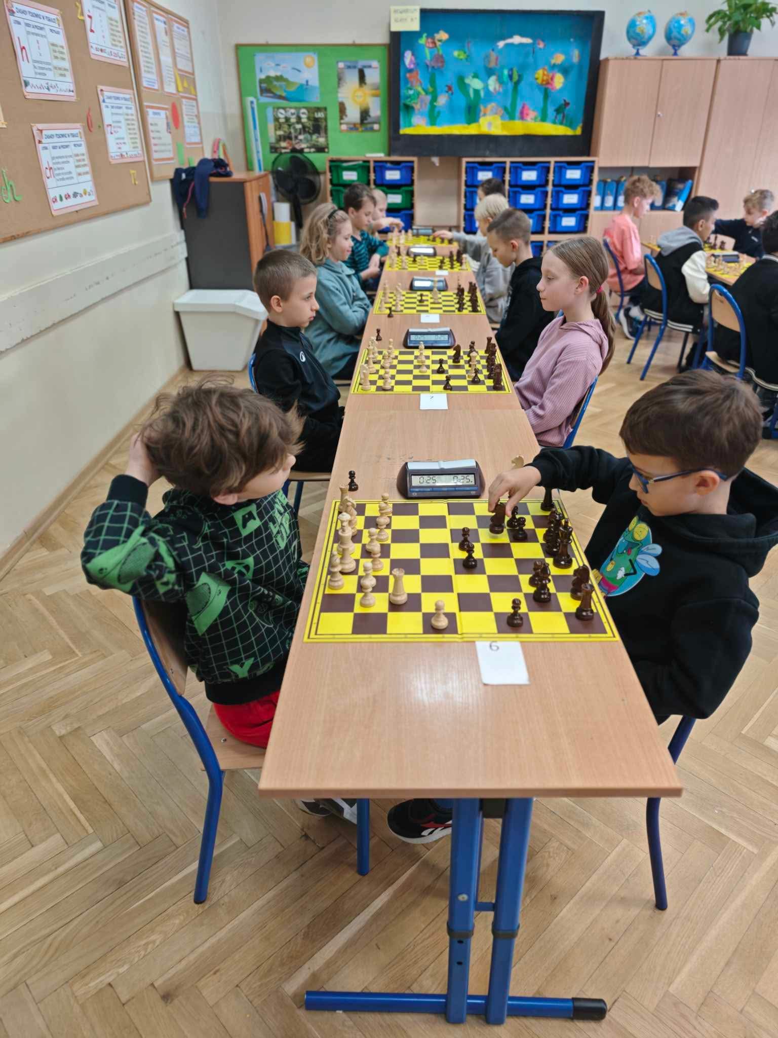 Turniej szachowy o tytuł Mistrza Szkoły