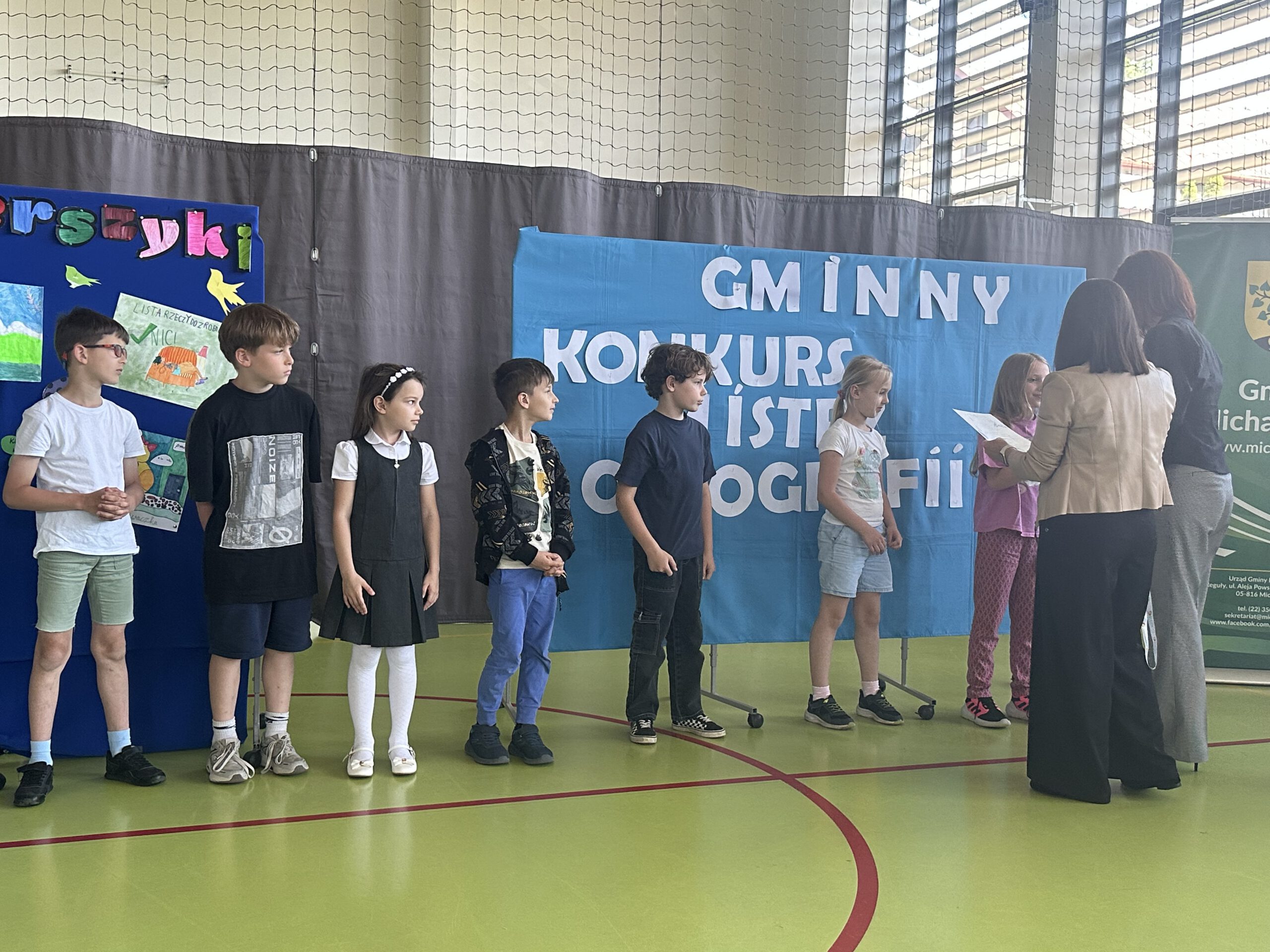 Uroczystość wręczenia nagród laureatom Gminnego Konkursu Ortograficznego “Mistrz Ortografii”