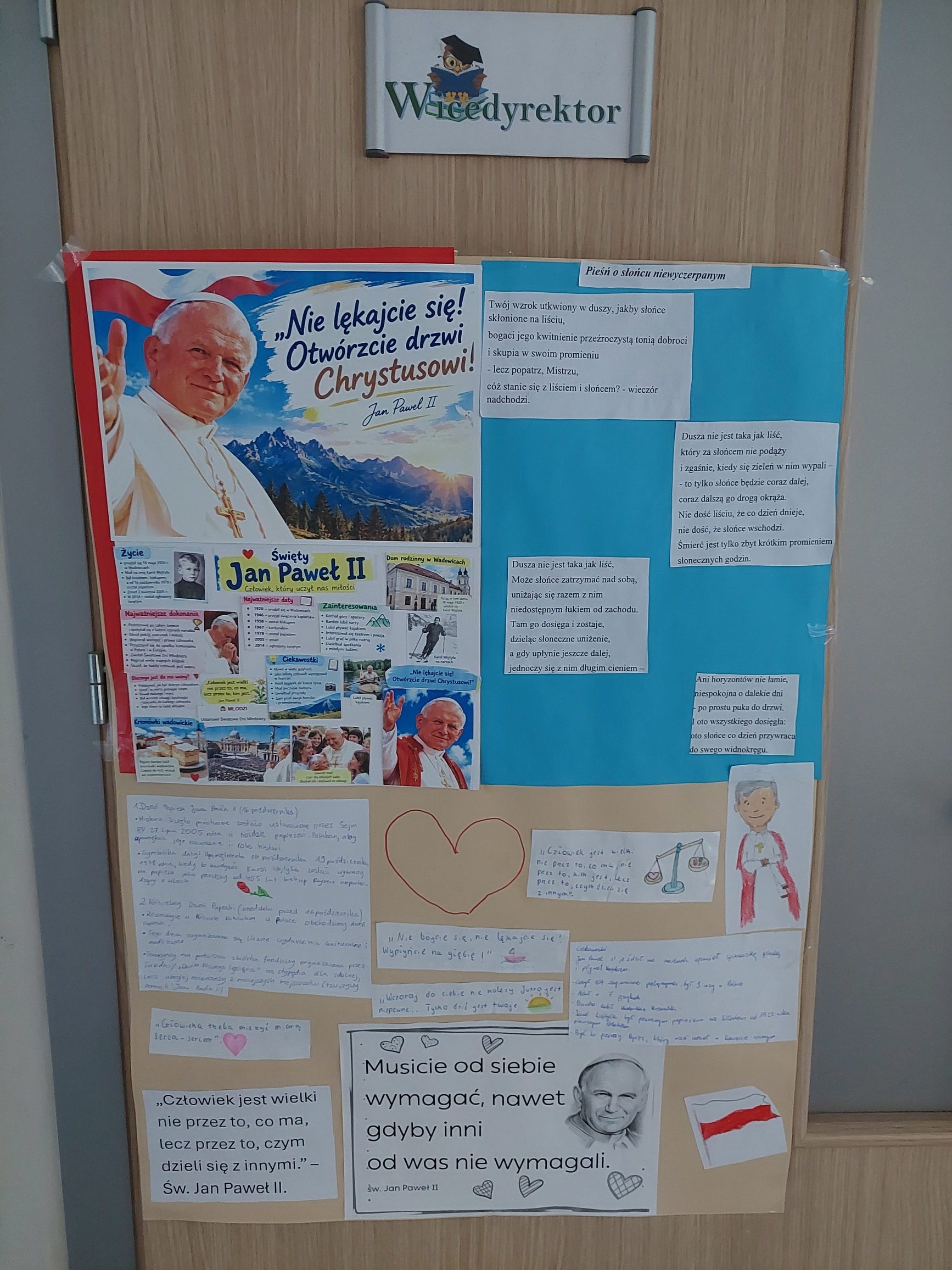Obchody Dnia Patrona Szkoły – Jana Pawła II
