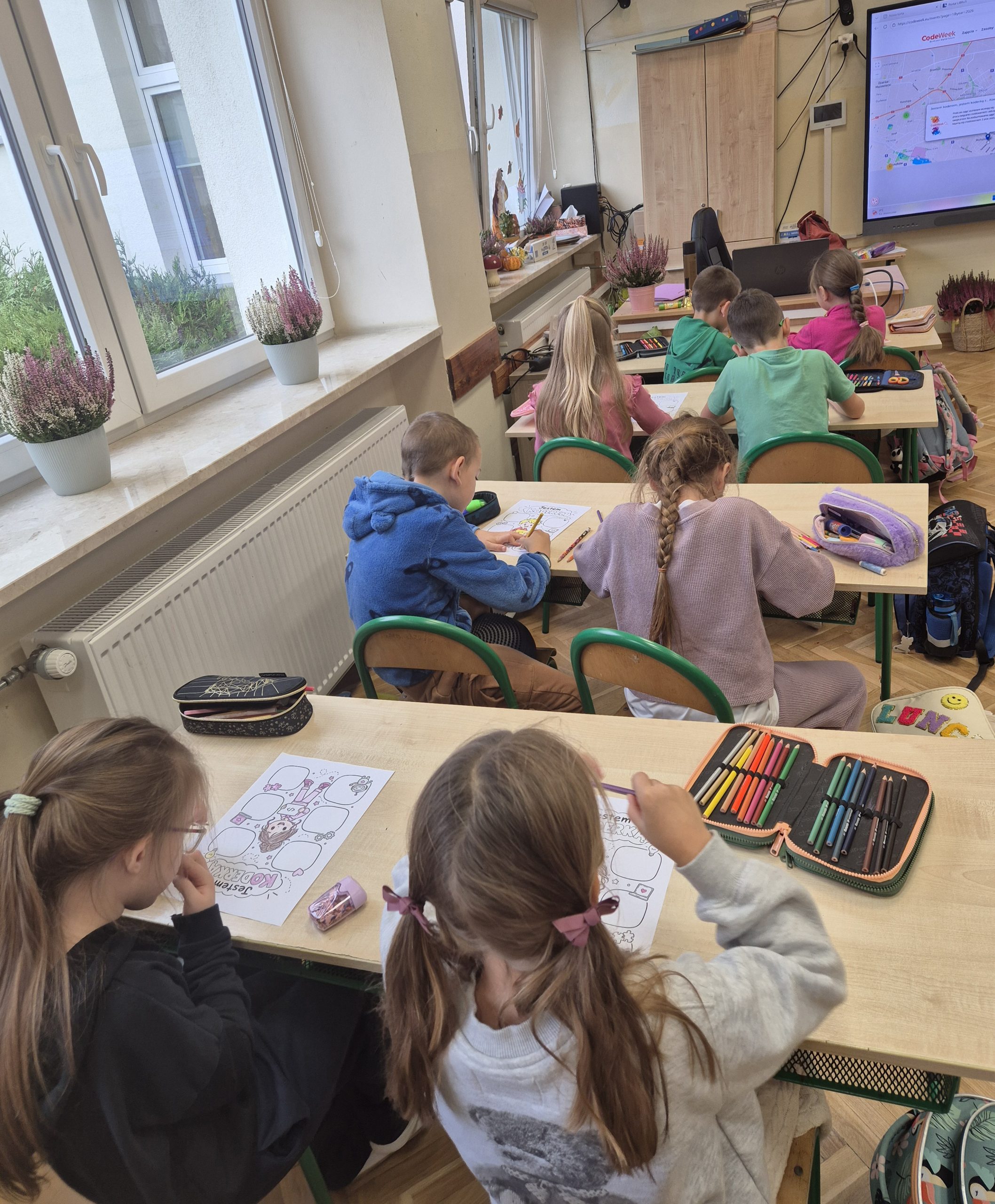 Klasa Ib koduje z CodeWeek 2026!